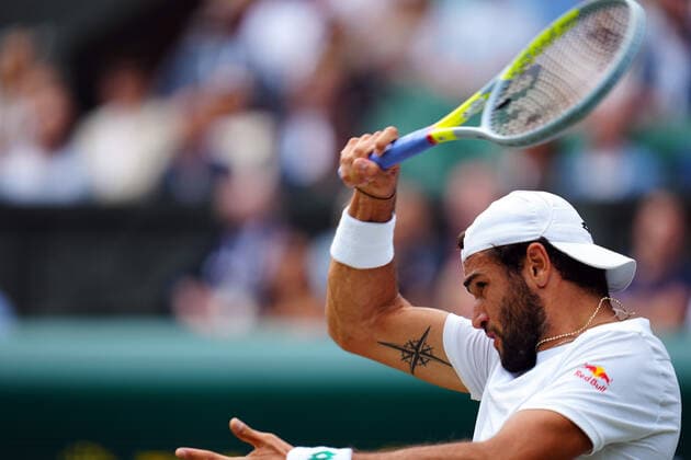 Tennis, Wimbledon, Semifinals, Matteo Berrettini - Hubert Hurkacz
