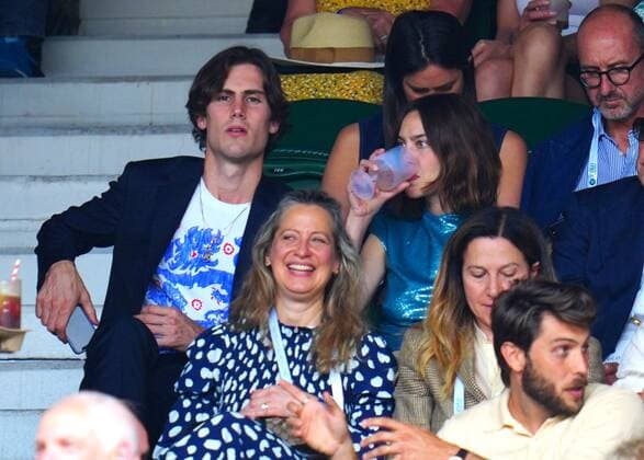 Mandatory Credit: Photo by Javier Garcia Shutterstock (12202131bx) Alexa Chung on Centre Court Wimbledon Tennis Championships, Day 11, The All England Lawn Tennis and Croquet Club, London, UK - 09 Jul 2021 Wimbledon Tennis Championships, Day 11, The All England Lawn Tennis and Croquet Club, London, UK - 09 Jul 2021  Copyright: xJavierxGarcia Shutterstockx 12202131bx