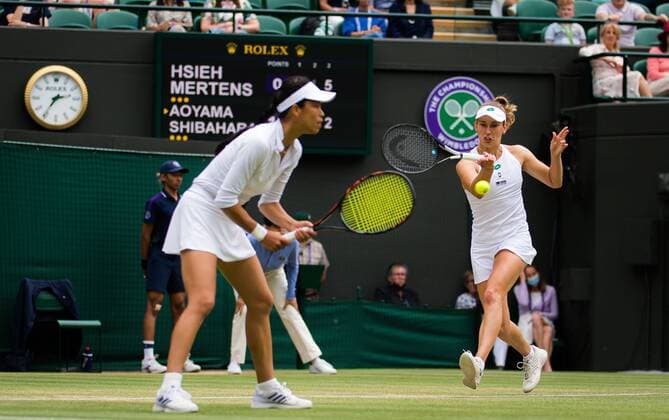 Tennis, Wimbledon,WTA Doubles Semifinals
