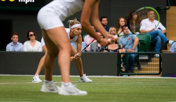 Sport Bilder des Tages Mandatory Credit: Photo by Rob Prange Shutterstock (12202162ap) Elena Vesnina & Veronika Kudermetova of Russia in action during the doubles semi-final of the 2021 Wimbledon Championships Grand Slam tennis tournament Wimbledon Tennis Championships, Day 11, The All England Lawn Tennis and Croquet Club, London, UK - 09 Jul 2021 Wimbledon Tennis Championships, Day 11, The All England Lawn Tennis and Croquet Club, London, UK - 09 Jul 2021  Copyright: xRobxPrange Shutterstockx 12202162ap