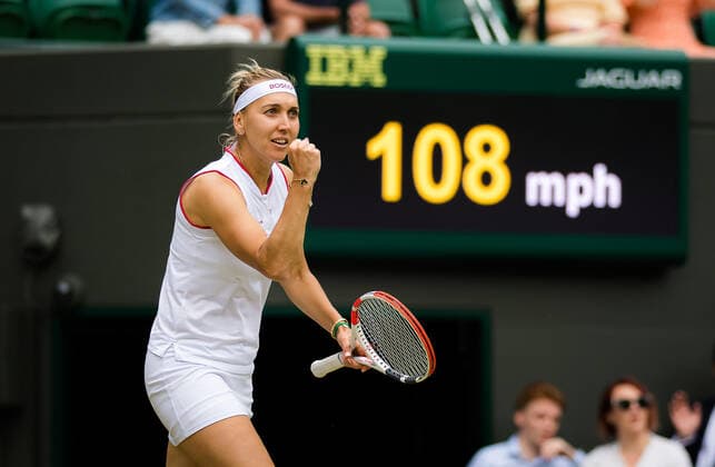 July 9, 2021, LONDON, GREAT BRITAIN: Elena Vesnina & Veronika Kudermetova of Russia in action during the doubles semi-final of the 2021 Wimbledon Championships Grand Slam tennis tournament LONDON GREAT BRITAIN - ZUMAa181 20210709_zaa_a181_030 Copyright: xRobxPrangex