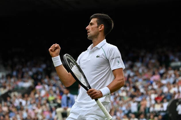 2021 Wimbledon Championship Novak Djokovic , Serbia