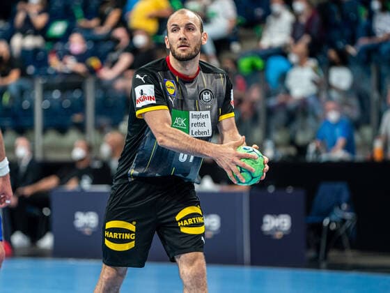 Marcel Schiller Germany 31 on seven-kick, Germany vs Brazil, Three Nations Tournament, Handball, Men, 09 07 2021 Germany vs Brazil, Three Nations Tournament, Handball, Men, 09 07 2021 Nuremberg Copyright: xMichaelxSchmidt Eibner-Pressefotx EP_MST