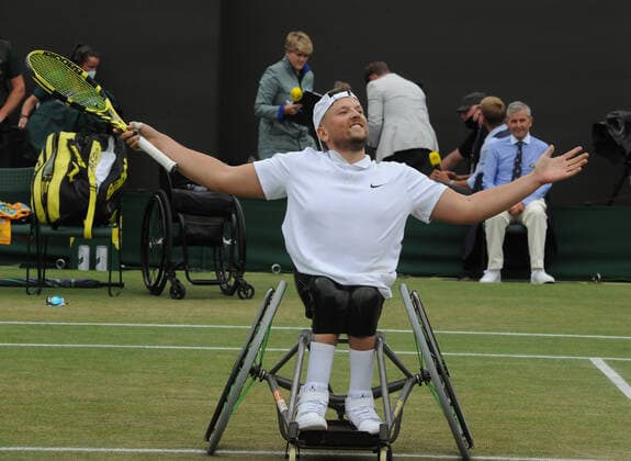 Tennis, Wimbledon, Wheelchair tennis, Dylan Alcott wins final