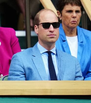 Mandatory Credit: Photo by Javier Garcia Shutterstock (12203621cv) Prince William in the Royal Box on Centre Court Wimbledon Tennis Championships, Day 12, The All England Lawn Tennis and Croquet Club, London, UK - 10 Jul 2021 Wimbledon Tennis Championships, Day 12, The All England Lawn Tennis and Croquet Club, London, UK - 10 Jul 2021  Copyright: xJavierxGarcia Shutterstockx 12203621cv