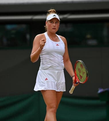 2021 Wimbledon Championship Junior Event Nastasja Mariana Schunk , Germany reach the Girls Junior Final on Sunday