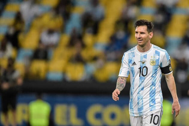 Brazil v Argentina: Final - Copa America Brazil 2021 Messi player from Argentina during a match against Brazil at the Maracana stadium, for the Copa America 2021, this Saturday (10). Rio de Janeiro Brazil ribeiro-notitle210710_np58X  Copyright: xThiagoxRibeirox