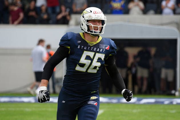 Jens Walther ( 56, Offensive linemen, Stuttgart Surge) American Football, ELF, European Leaguen of Football, Week 4, 11.07.2021 Foto:Eibner Tobias Baur Stuttgart Surge vs. Leipzig Kings European Leaguen of Football, Week 4 , 11.07.2021 Stuttgart *** Jens Walther 56, Offensive linemen, Stuttgart Surge American Football, ELF, European Leaguen of Football, Week 4, 11 07 2021 Foto Eibner Tobias Baur Stuttgart Surge vs Leipzig Kings European Leaguen of Football, Week 4 , 11 07 2021 Stuttgart Copyright: xEibner-Pressefotox EP_TBR