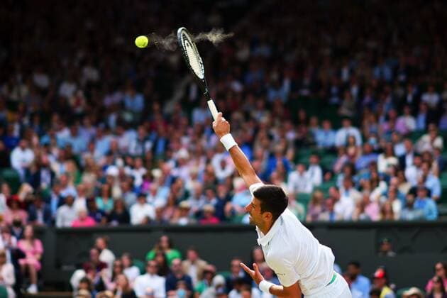 Mandatory Credit: Photo by Javier Garcia Shutterstock (12204578dl) Novak Djokovic during the Gentlemen s Singles final Wimbledon Tennis Championships, Day 13, The All England Lawn Tennis and Croquet Club, London, UK - 11 Jul 2021 Wimbledon Tennis Championships, Day 13, The All England Lawn Tennis and Croquet Club, London, UK - 11 Jul 2021  Copyright: xJavierxGarcia Shutterstockx 12204578dl