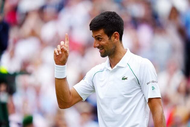 Tennis, Wimbledon, Final, Winner Novak Djokovic