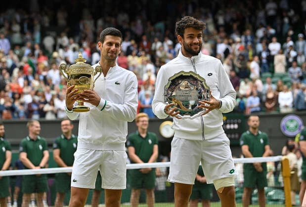 2021 Wimbledon Championship Novak Djokovic , Serbia