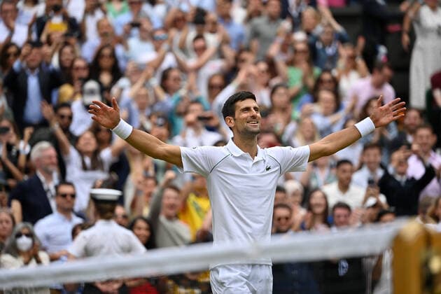 2021 Wimbledon Championship Novak Djokovic , Serbia