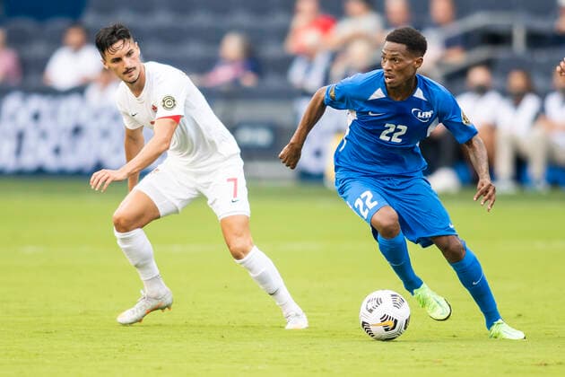 Football, CONCACAF Gold Cup, Canada - Martinique