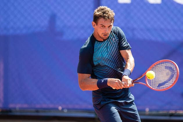 210712 Henri Laaksonen, Switzerland, during day 8 of the Nordea Open on 12 July 2021 in Bastad,  Copyright: MATHILDAxAHLBERG BB210712BB093