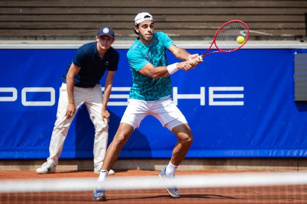 210712 Francisco Cerundolo, Argentina, during day 8 of the Nordea Open on July 12, 2021 in Bastad,  Copyright: MATHILDAxAHLBERG BB210712BB110