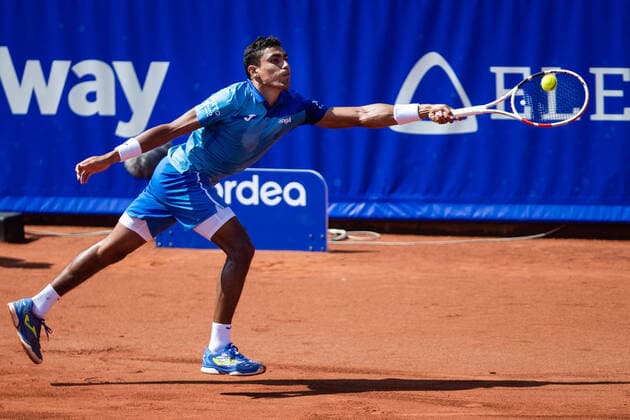 210712 Thiago Monteiro, Brazil, during day 8 of the Nordea Open on 12 July 2021 in Bastad,  Copyright: MATHILDAxAHLBERG BB210712BB117
