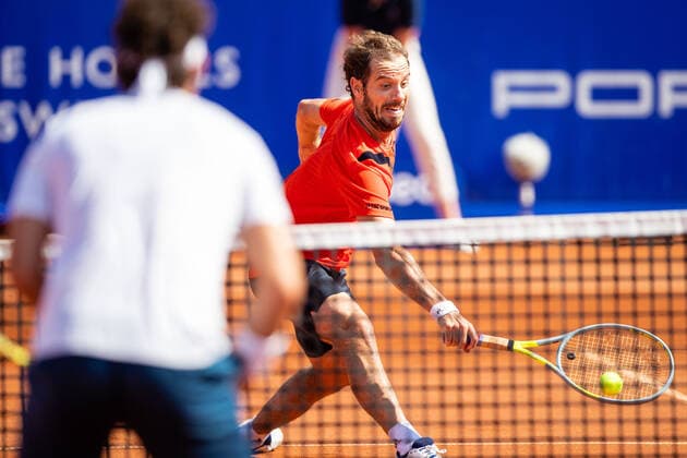 210712 Richard Gasquet, France, during day 8 of the Nordea Open on 12 July 2021 in Bastad,  Copyright: MATHILDAxAHLBERG BB210712BB145