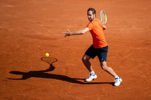 210712 Richard Gasquet, France, during day 8 of the Nordea Open on 12 July 2021 in Bastad,  Copyright: MATHILDAxAHLBERG BB210712BB413