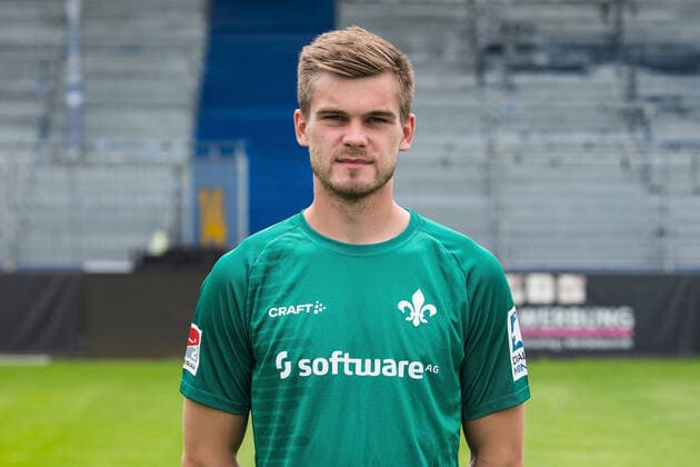 12 07 2021, xfux, football 2 Bundesliga, SV Darmstadt 98, 2 BL, porträttermin 2021 2022, emonline emspor, v l Morten Behrens, SV Darmstadt 98, 2 BL, porträttermin 2021 2022, Darmstadt