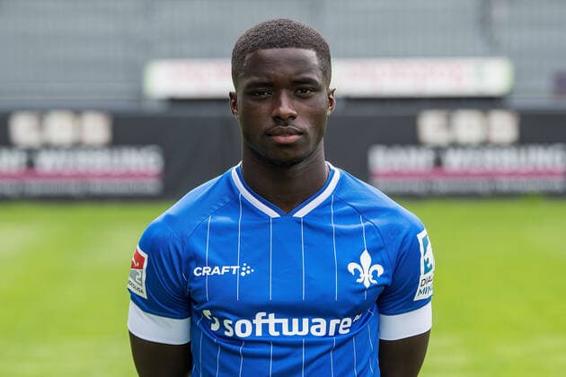 12 07 2021, xfux, football 2 Bundesliga, SV Darmstadt 98, 2 BL, porträttermin 2021 2022, emonline emspor, v l Braydon Manu, SV Darmstadt 98, 2 BL, porträttermin 2021 2022, Darmstadt