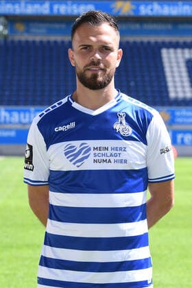 Orhan Ademi Duisburg MSV Duisburg 3 league, portrait date 2021 2022 xRx