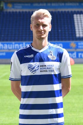 Maximilian Sauer Duisburg MSV Duisburg 3 league, portrait date 2021 2022 xRx