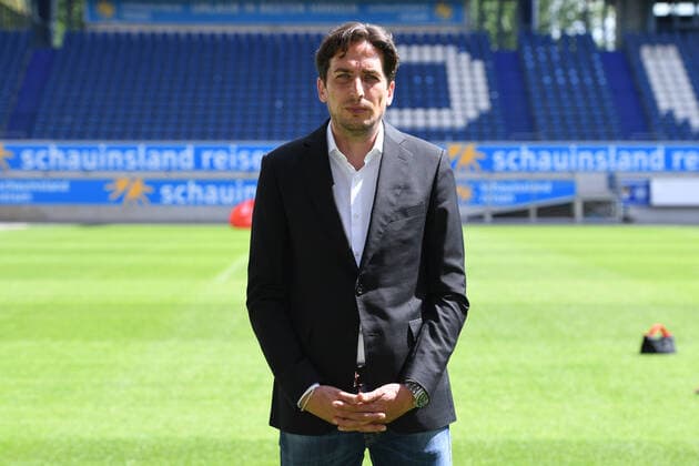 Ivica Grlic Sports Director MSV Duisburg 3 Liga, Porträttermin 2021 2022 xRx