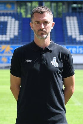 Branimir Bajic Co Trainer Analyst MSV Duisburg 3 Liga, Porträttermin 2021 2022 xRx