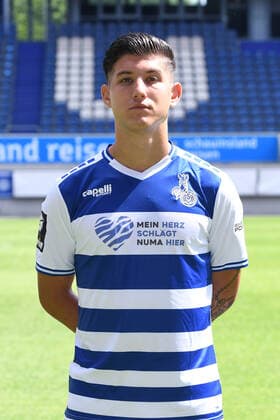Darius Ghindovean MSV Duisburg 3 League, portrait date 2021 2022 xRx