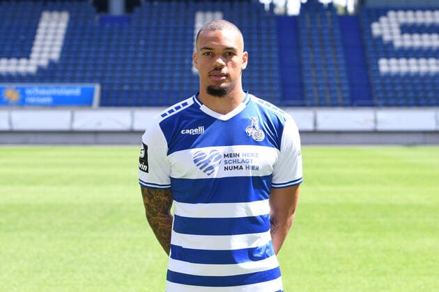Chinedu Ekene MSV Duisburg 3 league, portrait date 2021 2022 xRx