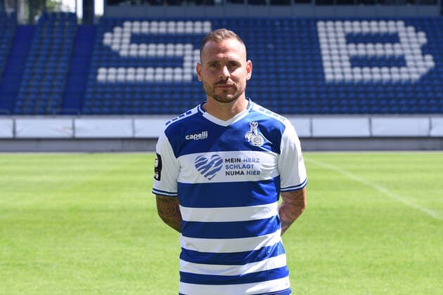 Marvin Bakalorz MSV Duisburg 3 League, portrait date 2021 2022 xRx