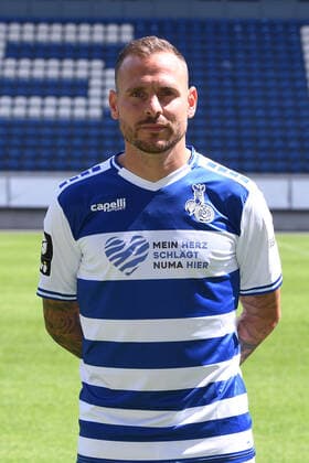 Marvin Bakalorz MSV Duisburg 3 League, portrait date 2021 2022 xRx