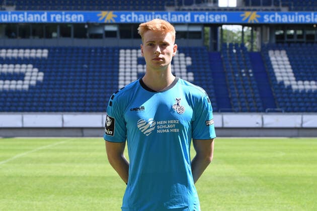 Roman Schabbing MSV Duisburg 3 league, portrait date 2021 2022 xRx