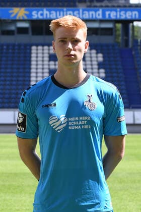 Roman Schabbing MSV Duisburg 3 league, portrait date 2021 2022 xRx