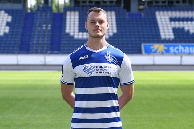 Vincent Gembalies MSV Duisburg 3 league, portrait date 2021 2022 xRx