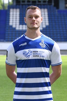Vincent Gembalies MSV Duisburg 3 league, portrait date 2021 2022 xRx