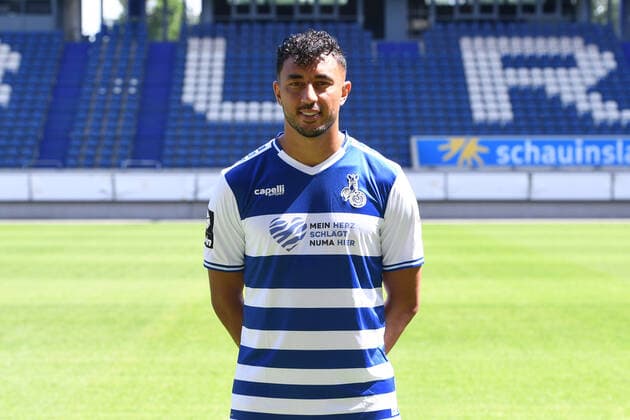 Aziz Bouhaddouz MSV Duisburg 3 league, port date 2021 2022 xRx