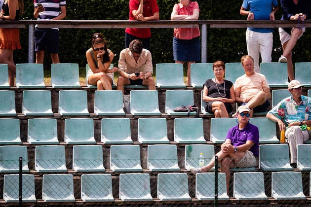 210713 Audience at the lower courses during day 9 of the Nordea Open on 13 July 2021 in Bastad,  Copyright: MATHILDAxAHLBERG BB210713BB105