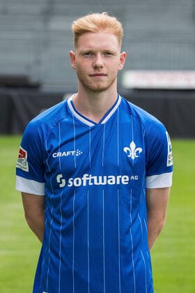 12 07 2021, xfux, football 2 Bundesliga, SV Darmstadt 98, 2 BL, porträttermin 2021 2022, emonline emspor, v l Leon Mueller Müller, SV Darmstadt 98, 2 BL, porträttermin 2021 2022, Darmstadt