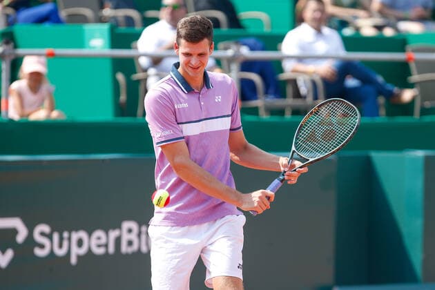 GDYNIA 13.07.2021 TENIS ZIEMNY TURNIEJ BNP PARIBAS POLAND OPEN CHARYTATYWNY POKAZOWY MECZ OTWARCIA --- TENNIS BNP PARIBAS POLAND OPEN CHARITY MATCH --- NZ HUBERT HURKACZ , FOT. GRZEGORZ RADTKE 058sport.pl NEWSPIX.PL --- Newspix.pl  20210713_019_GRZ2270_RAD