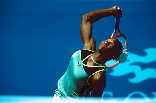 Serena Williams 1999 US Open Tennis Serena Williams (USA) wins her first Grand Slam at the 1999 US Open Tennis Championship New York Arthur Ashe Stadium, USTA Billi NY United States Copyright: xStevenxExxSutton DUOMO PCNx TN0302_106534