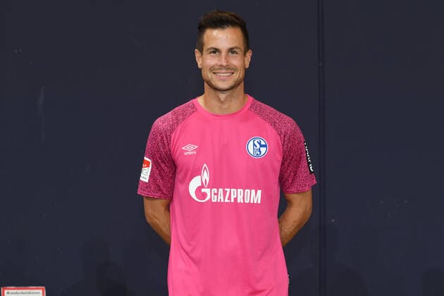Goalkeeper Michael Langer FC Schalke 04 1 BL, portrait date 2021 2022 Gelsenkirchen Nordrhein Westfalen Germany Team2