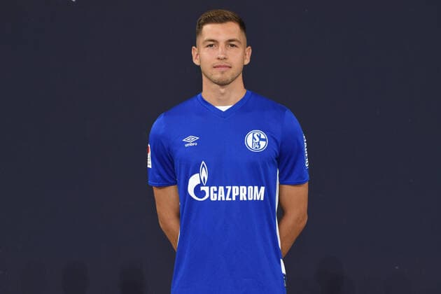 Marvin Pieringer FC Schalke 04 1 BL, portrait date 2021 2022 Gelsenkirchen North Rhine Westphalia Germany Team2