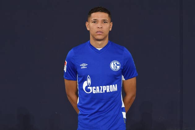 Amine Harit FC Schalke 04 1 BL, portrait date 2021 2022 Gelsenkirchen North Rhine Westphalia Germany Team2