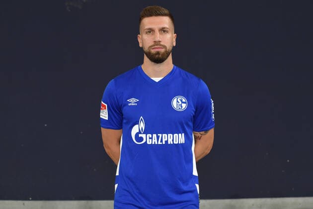 Matija Nastasic FC Schalke 04 1 BL, portrait date 2021 2022 Gelsenkirchen North Rhine Westphalia Germany Team2