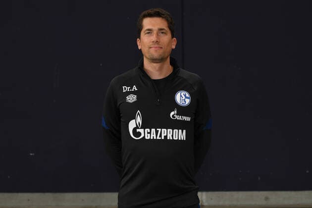 Dr Antonius Antoniadis FC Schalke 04 1 BL, portrait date 2021 2022 Gelsenkirchen North Rhine-Westphalia Germany Team2