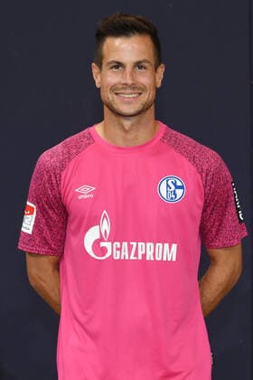 Goalkeeper Michael Langer FC Schalke 04 1 BL, portrait date 2021 2022 Gelsenkirchen Nordrhein Westfalen Germany Team2