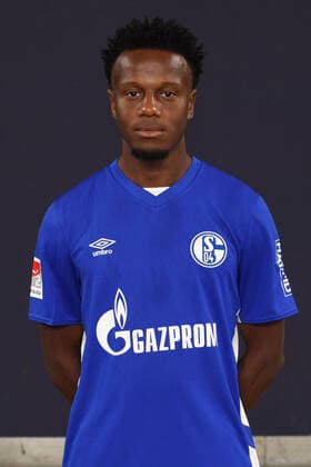 Hamza Mendyl FC Schalke 04 1 BL, port date 2021 2022 Gelsenkirchen North Rhine Westphalia Germany Team2