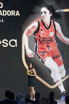 II Spanish Basketball Gala. Cristina Ouvina, award to the best national player. July 13,2021. (20210713206)