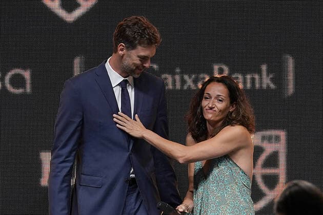II Spanish Basketball Gala. Pau Gasol and Laia Palau, Special Award. July 13,2021. (20210713350)